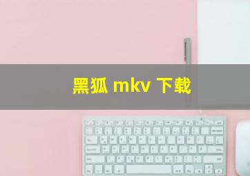 黑狐 mkv 下载